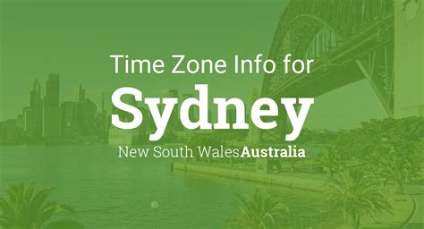 Local Time in Sydney, Australia.